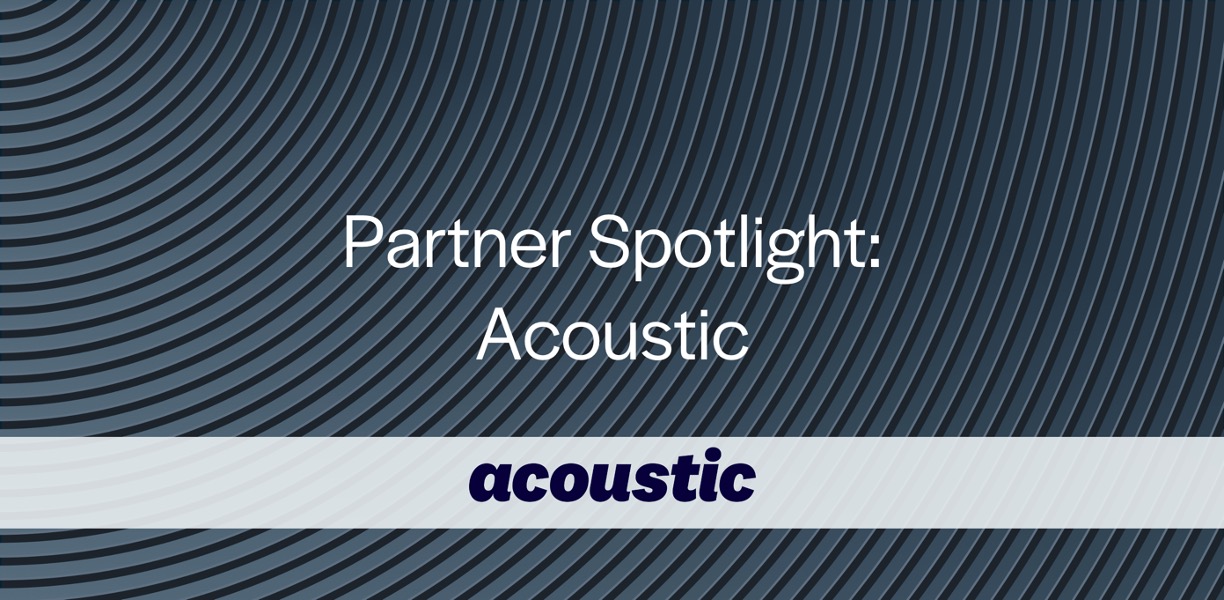 Partner Spotlight:Acoustic